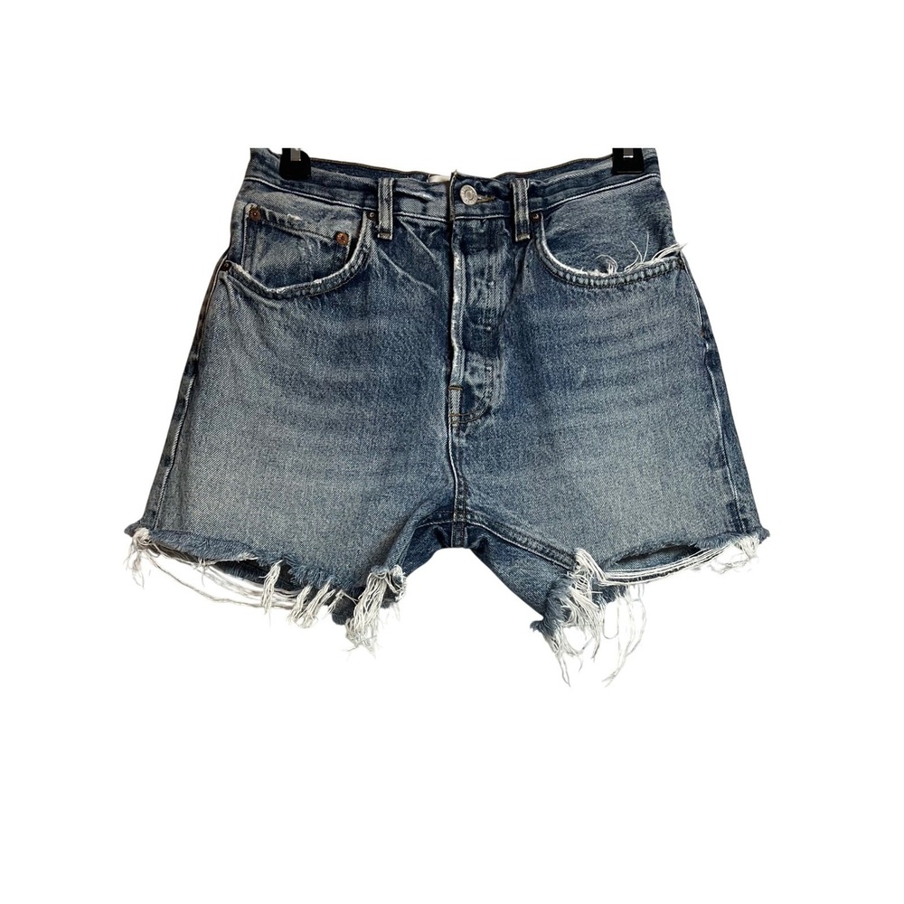 AGOLDE High Waisted Cut Off Jeans, Size 26